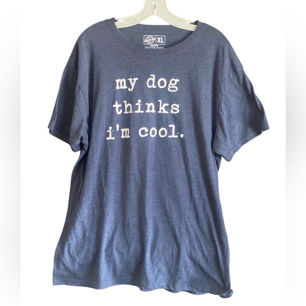 Crazy Dog T-Shirts Men’s XL Blue Short Sleeve Novelty T-Shirt.